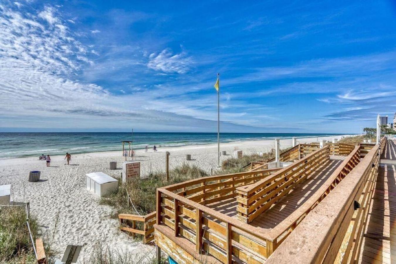 Beachfront Spacious Renovated Condo - Pools, Hot Hub, Spa - Walk To Pier Park In Pcb Panama City Beach Bagian luar foto